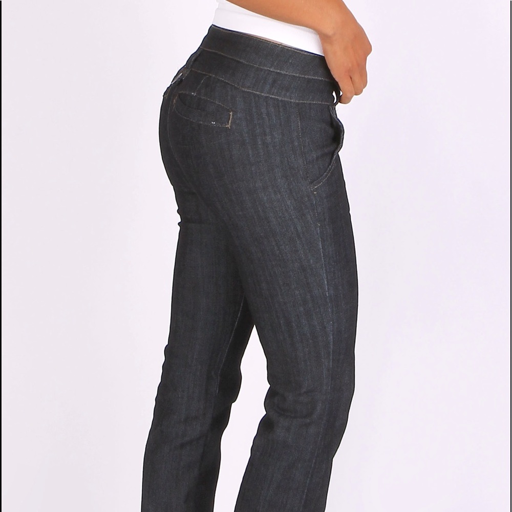 BoomBoom Bootie Sculpt Dark Indigo Low Rise Flares - Picture 5 of 16
